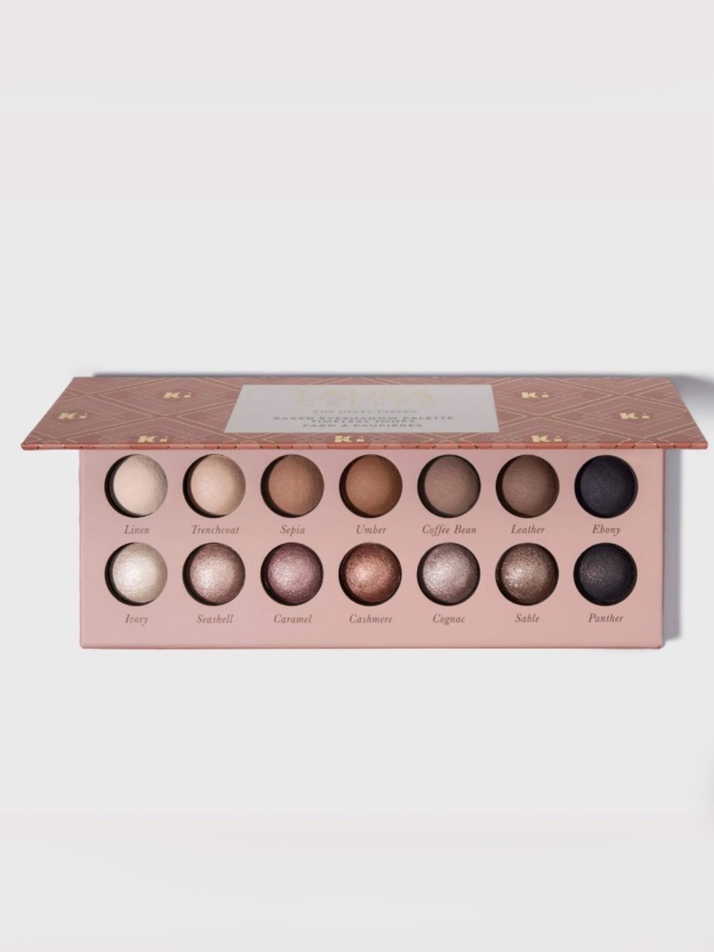 Laura Geller Neutral Eyeshadow Palette — Ivory, Taupe, Brown & Black Shades